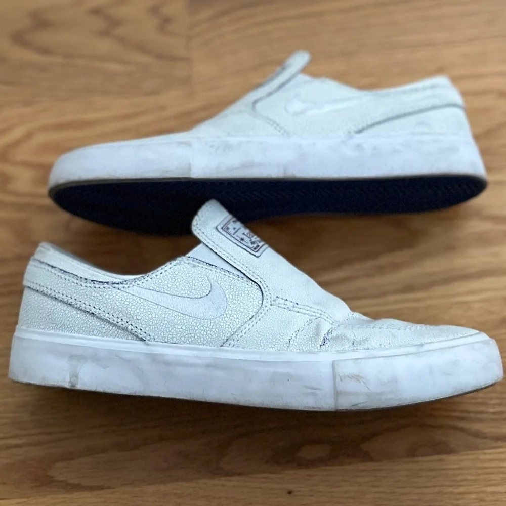 Nike SB Zoom Stefan Janoski Slip On Leather Shoes (6.5)